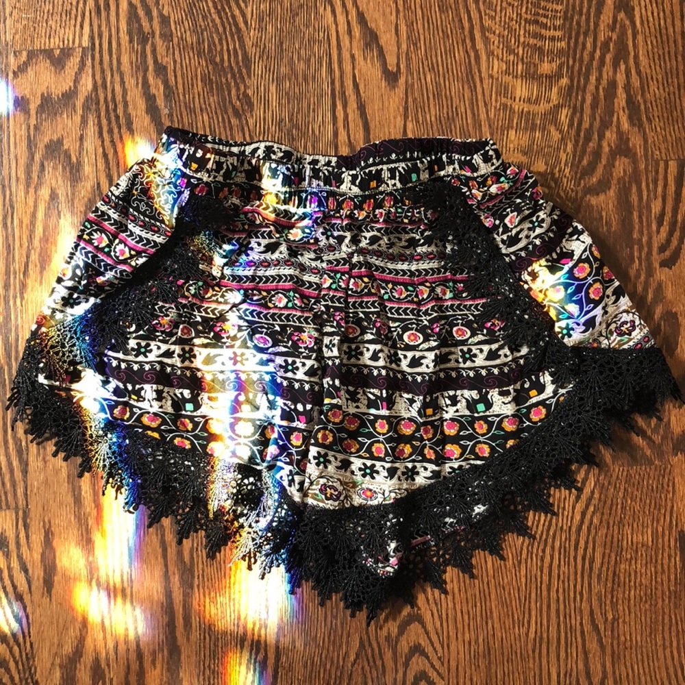 Flower Pattern Shorts
